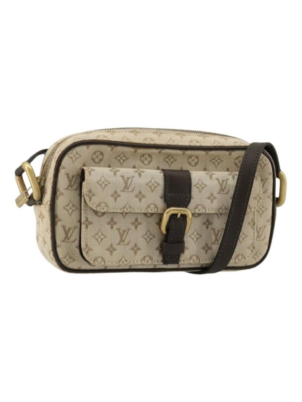 Authentic LOUIS VUITTON Monogram Mini Juliet MM Shoulder Bag Khaki M92218 LV